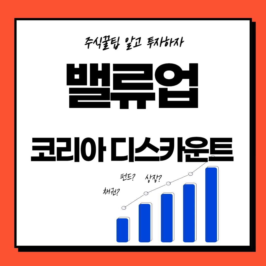 주식기초 : 코리아 디스카운트와 밸류업 프로그램 핵심요약