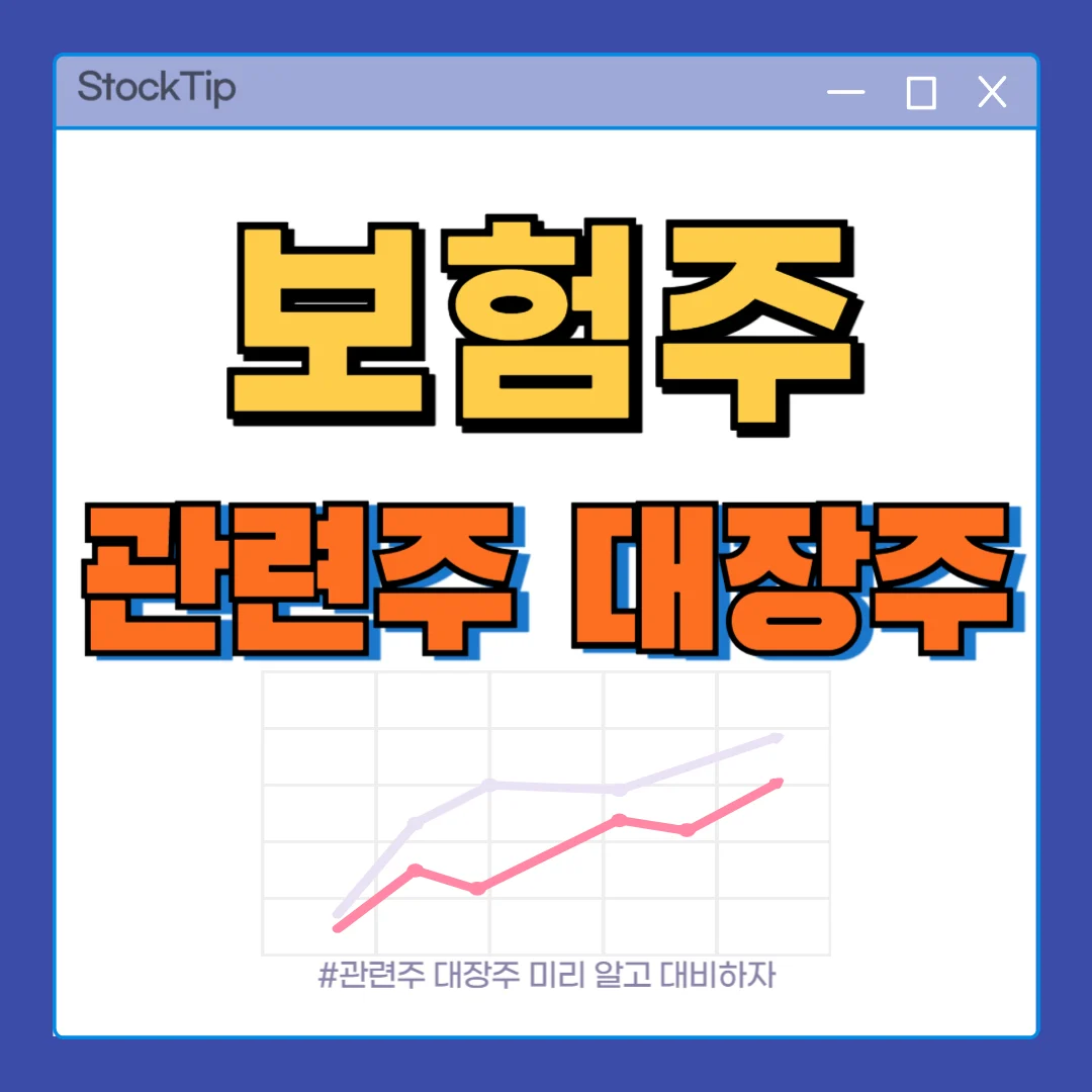 보험주 추천 보험 관련주, 대장주 TOP10 | 종목 분석